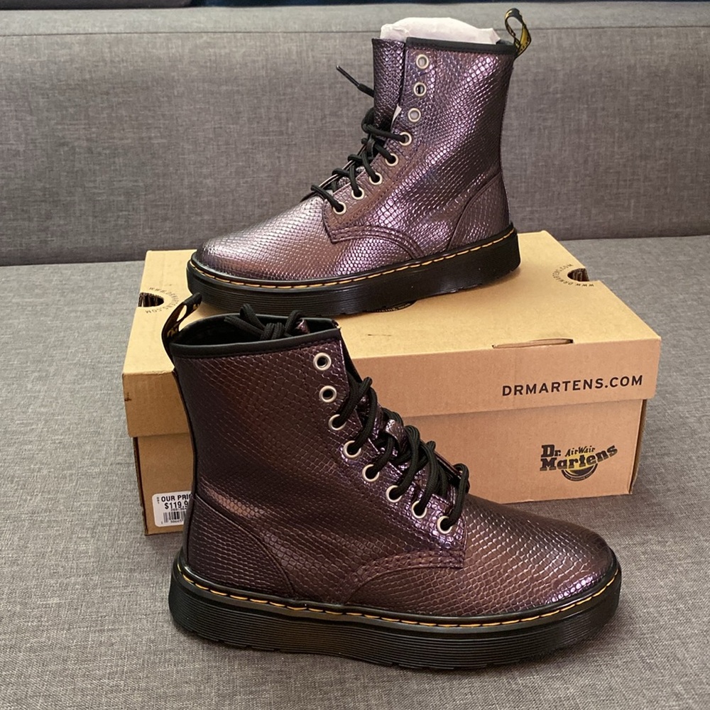 Dr Martens Reptile Embossed Boots